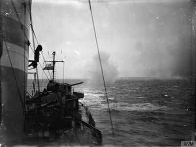 ORP „Piorun” w ogniu